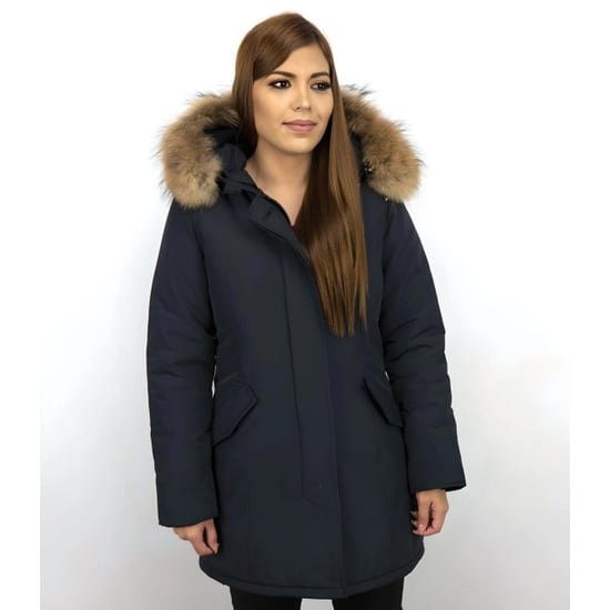 TheBrand Parka jas met bontkraag - Image 4