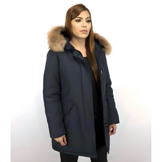 TheBrand Parka jas met bontkraag - Image 5