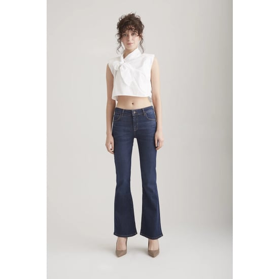 Cup of Joe Laura dames flare jeans dark blue vintage - Image 1