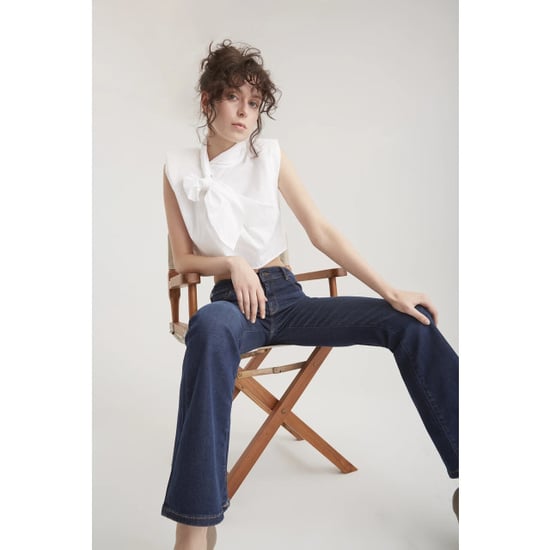 Cup of Joe Laura dames flare jeans dark blue vintage - Image 3
