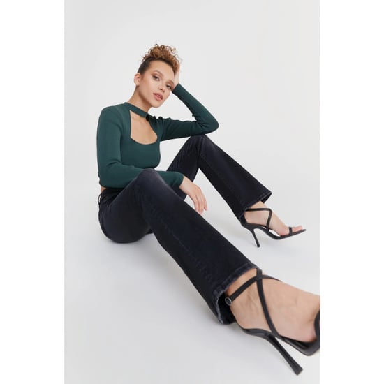 Cup of Joe Matilda dames flare jeans black vintage - Image 3