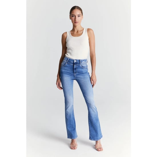 Cup of Joe Matilda dames flare jeans medium blue - Image 1