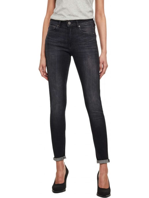 G-Star 3301 high skinny wmn black denim - Image 3
