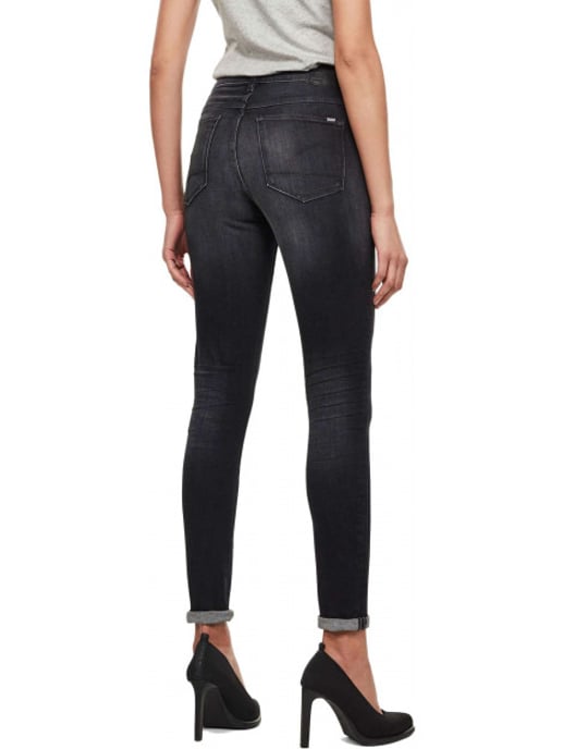 G-Star 3301 high skinny wmn black denim - Image 4