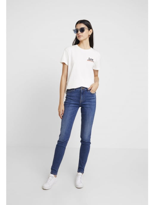 Lee Scarlett high skinny 07kcw0t blue - Image 3