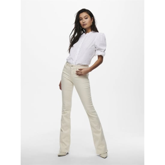 Only Onlblush life mid flared ecru - Image 6