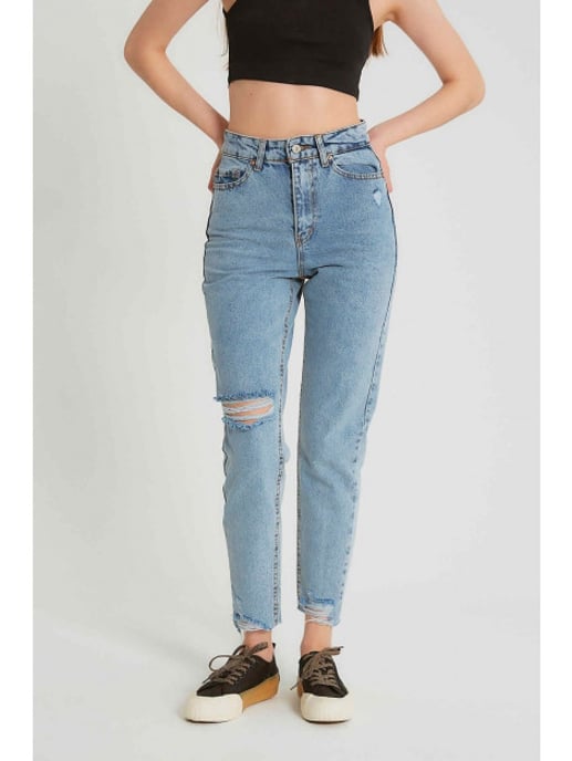 Robin-Collection Ribbed spijkerbroek high waist d83615 - Image 2