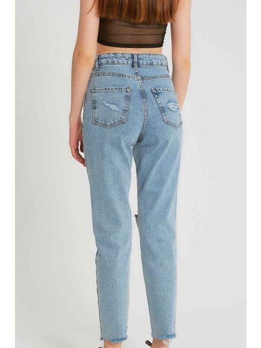Robin-Collection Ribbed spijkerbroek high waist d83615 - Image 3