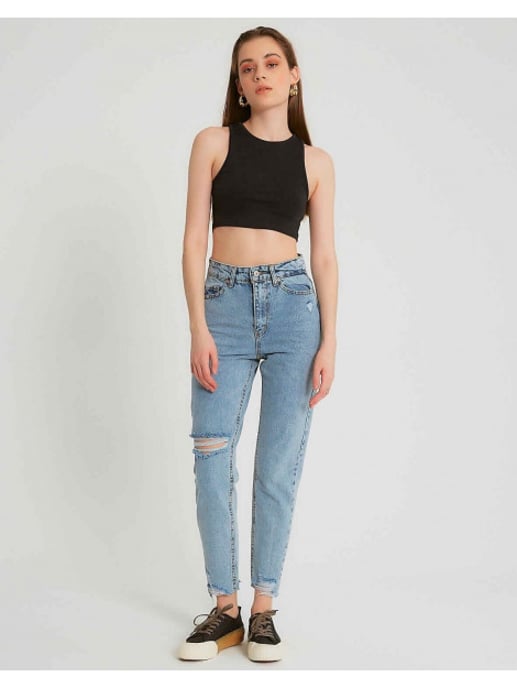 Robin-Collection Ribbed spijkerbroek high waist d83615 - Image 5