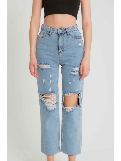 Robin-Collection Ripped jeans high waist d83616 - Image 1