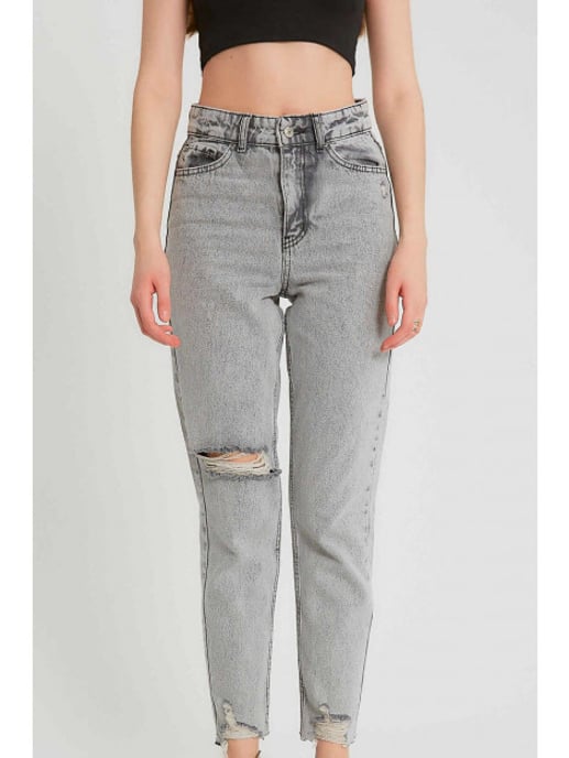 Robin-Collection Ripped spijkerbroek high waist d83615 - Image 1