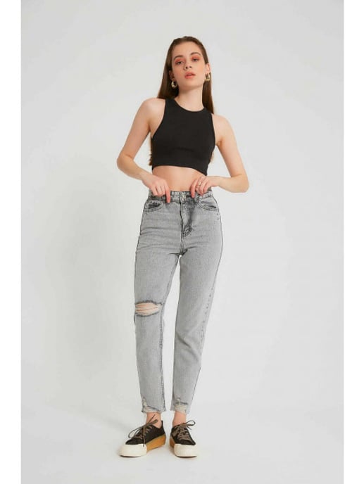 Robin-Collection Ripped spijkerbroek high waist d83615 - Image 3