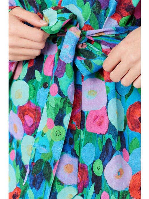 JANSEN AMSTERDAM Jansen amsterdam wff512 dress julie-w23-000013-multi colour - Image 4