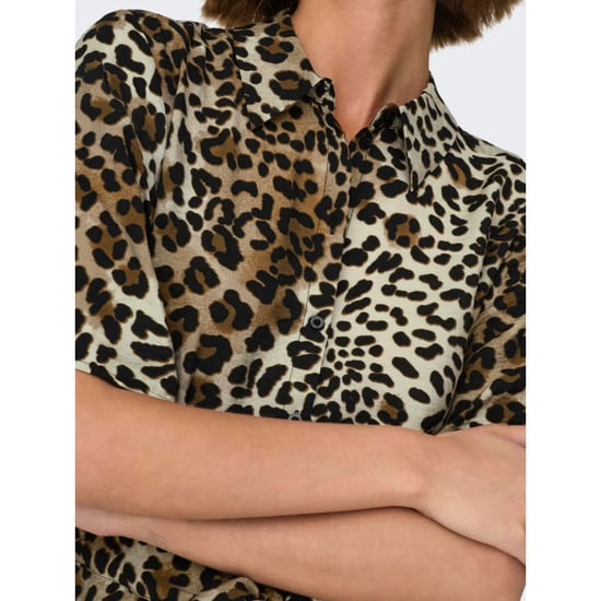 Jacqueline de Yong Barbara 2/4 midi shirt dress - Image 6