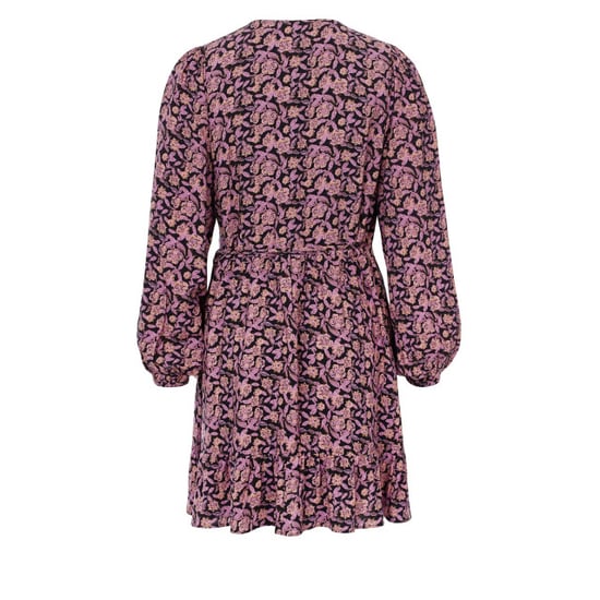 Looxs Revolution Lxs viscose wrap jurk autumn flower voor dames in de kleur - Image 5