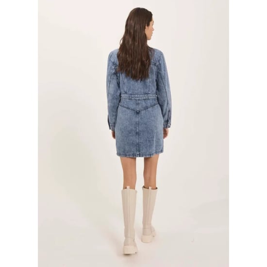 Norr Cara denim dress light blue - - Image 2