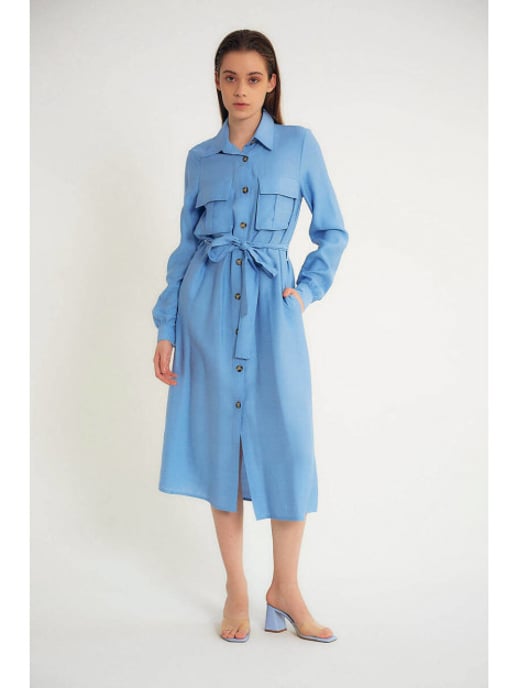 Robin-Collection Lange jurk m34769 - Image 3