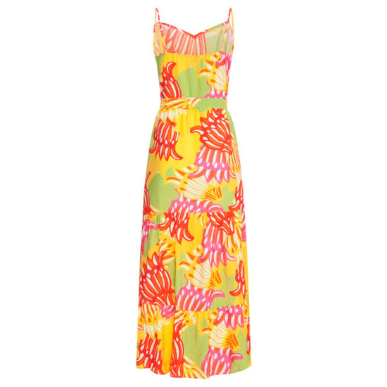 Smashed Lemon 25029 felgede maxi jurk met bloemenprint | - Image 5