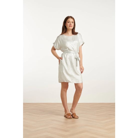 Smashed Lemon 25111 metallic zomerjurk | - Image 6