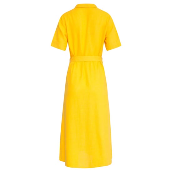 Smashed Lemon 25150 linnen midi shirtjurk | - Image 3