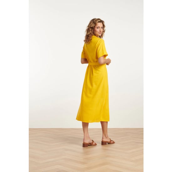 Smashed Lemon 25150 linnen midi shirtjurk | - Image 6