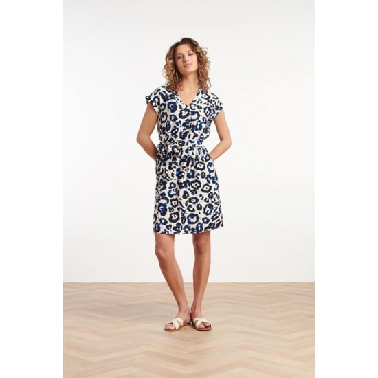Smashed Lemon 35103 Dress Off white - blue - Image 5