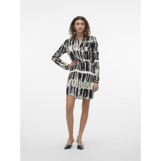 Vero Moda Vmcindy cleo ls short shirtdress dessin - Image 3