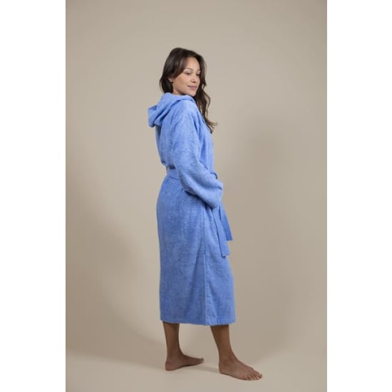 CozyLion Badjas badstof dames & heren jeans blauw | - Image 3