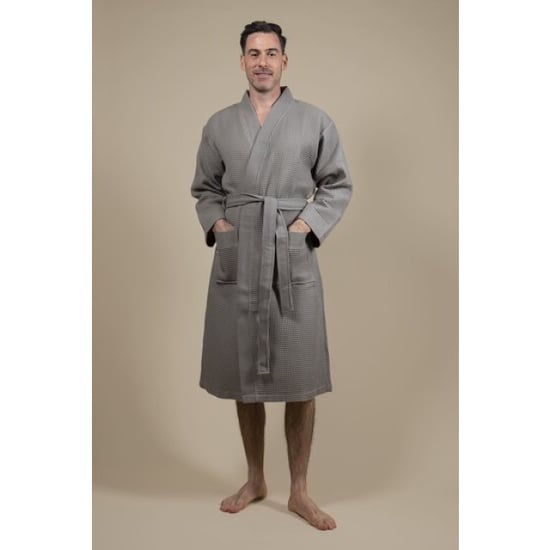 CozyLion Sauna badjas wafelstof dames & heren | - Image 1