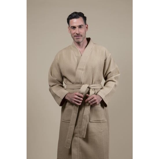 CozyLion Sauna badjas wafelstof dames & heren | - Image 3