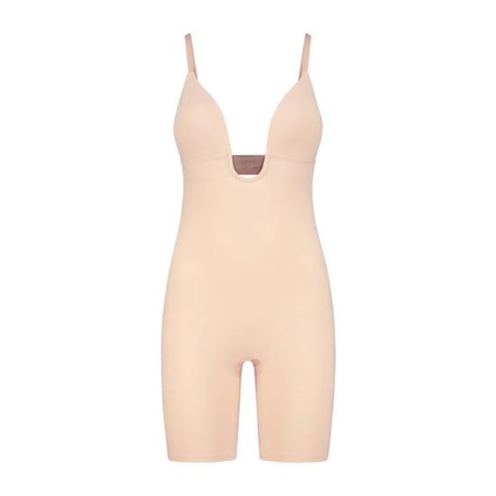Bye Bra Culpting bodyuit deep v huidkleur - Image 2