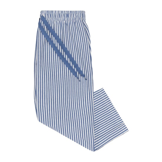 By Louise Dames capri korte pyjama set wit/blauw gestreept - Image 3