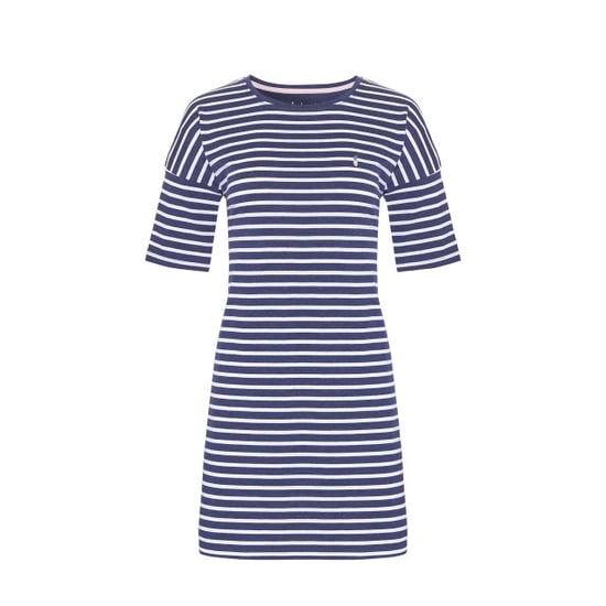 By Louise Dames nachthemd korte mouwen navy gestreept - Image 1
