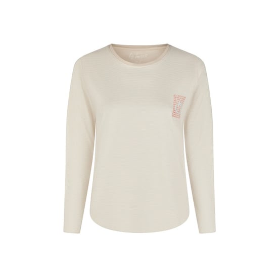 By Louise Dames pyjama set lang katoen beige/mintgroen gestreept - Image 2