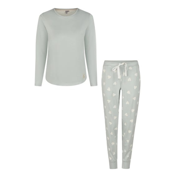 By Louise Dames pyjama set lang katoen mintgroen - Image 1