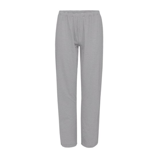 By Louise Dames pyjama set lang katoen roze / grijs gestreept - Image 4