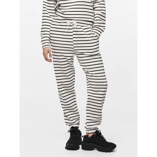 Pieces Dames huispak loungewear gestreept wit/zwart - Image 2