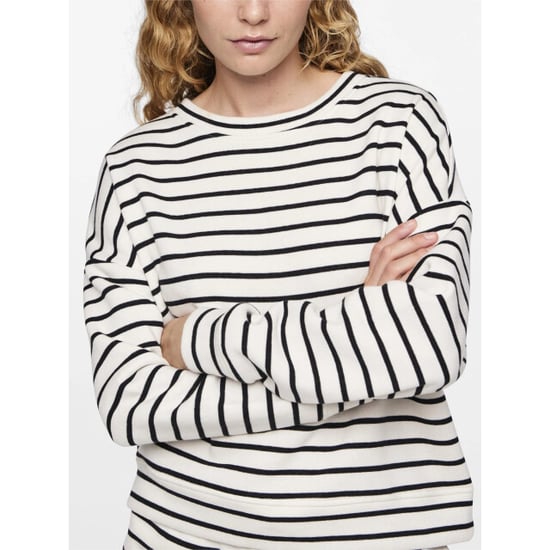 Pieces Dames huispak loungewear gestreept wit/zwart - Image 6