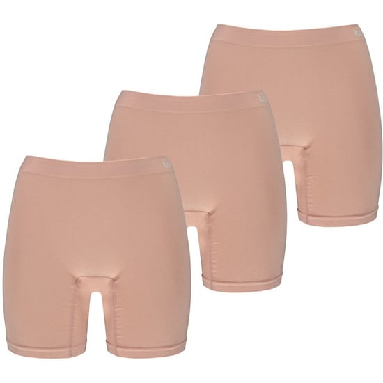 Apollo Seamless dames short bamboe onderbroek met pijpjes naadloos huidskleur 3-pack - Image 1