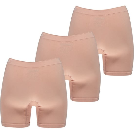 Apollo Seamless dames short bamboe onderbroek met pijpjes naadloos huidskleur 3-pack - Image 2