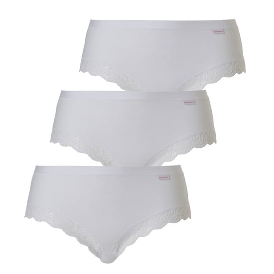 Cotonella Dames slip met kant midi 3-pack - Image 4