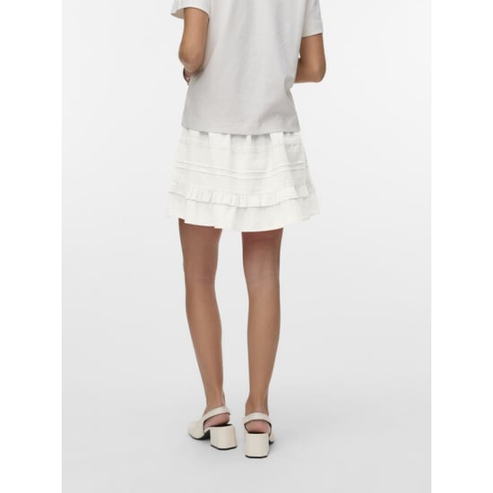 Vero Moda Vmpretty short skirt wvn off-white - Image 6
