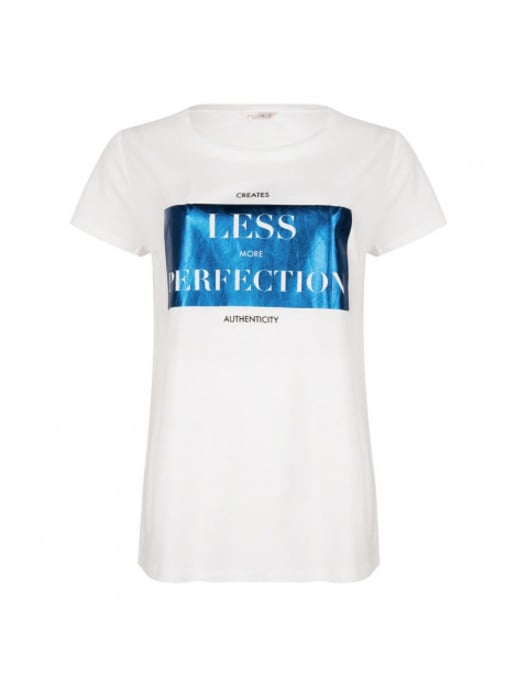 Esqualo T-shirt sp21.05022 white/blue - Image 1