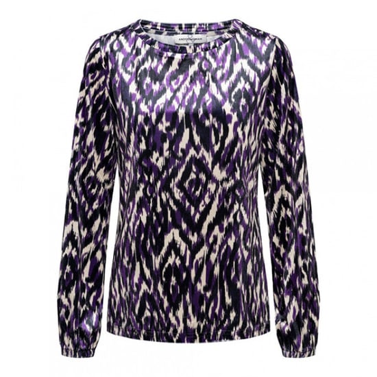 &Co Woman &co women top doris random ikat purple - Image 1
