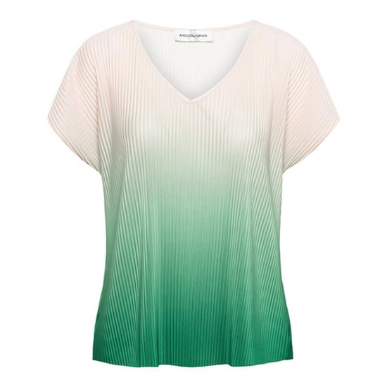 &Co Woman &co women top jade plisse green - Image 1