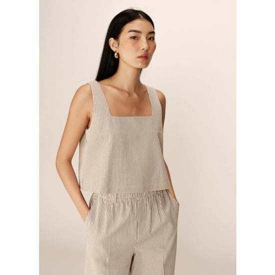 Grace & Mila Peanut cropped top gestreept - Image 3