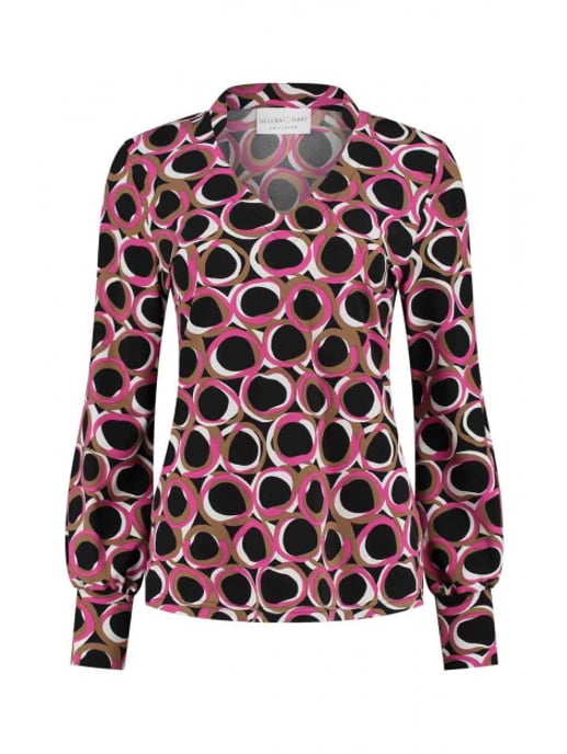 Helena Hart 7370 cir goldie printo circa fuchsia - Image 1