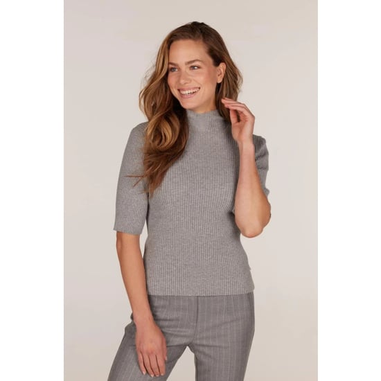 Jansen Amsterdam Fn154top bodil w24 000460 grey melange - Image 2