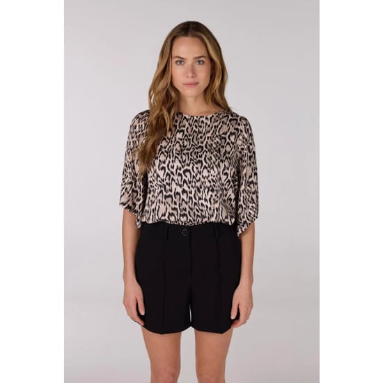 Jansen Amsterdam Rixt top wa100 wide fit short sleeve sand - Image 4