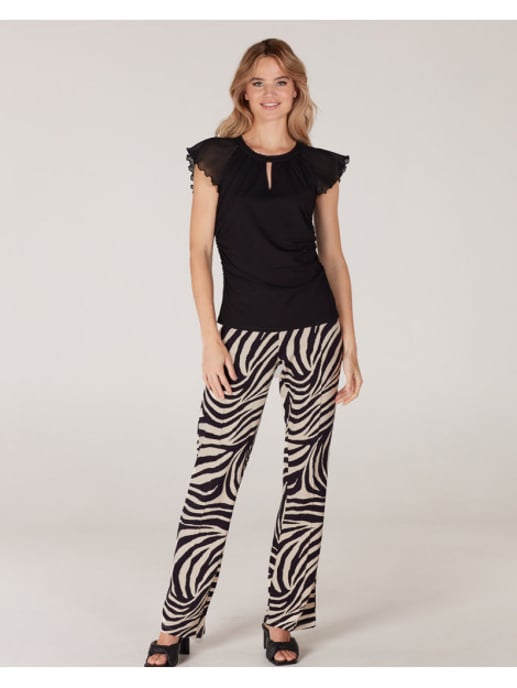 JANSEN AMSTERDAM Tignes top v166 999black - Image 3